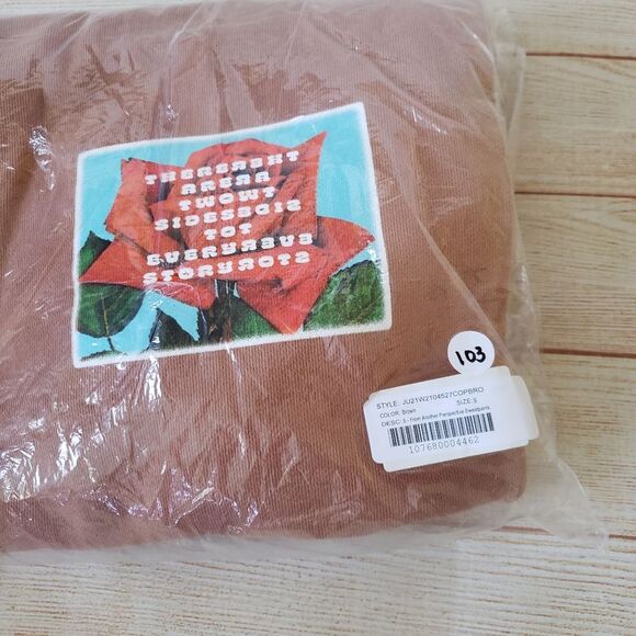 Boys Lie From Another Perspective Sweatpants Brown Size Small - Picture 5 of 6